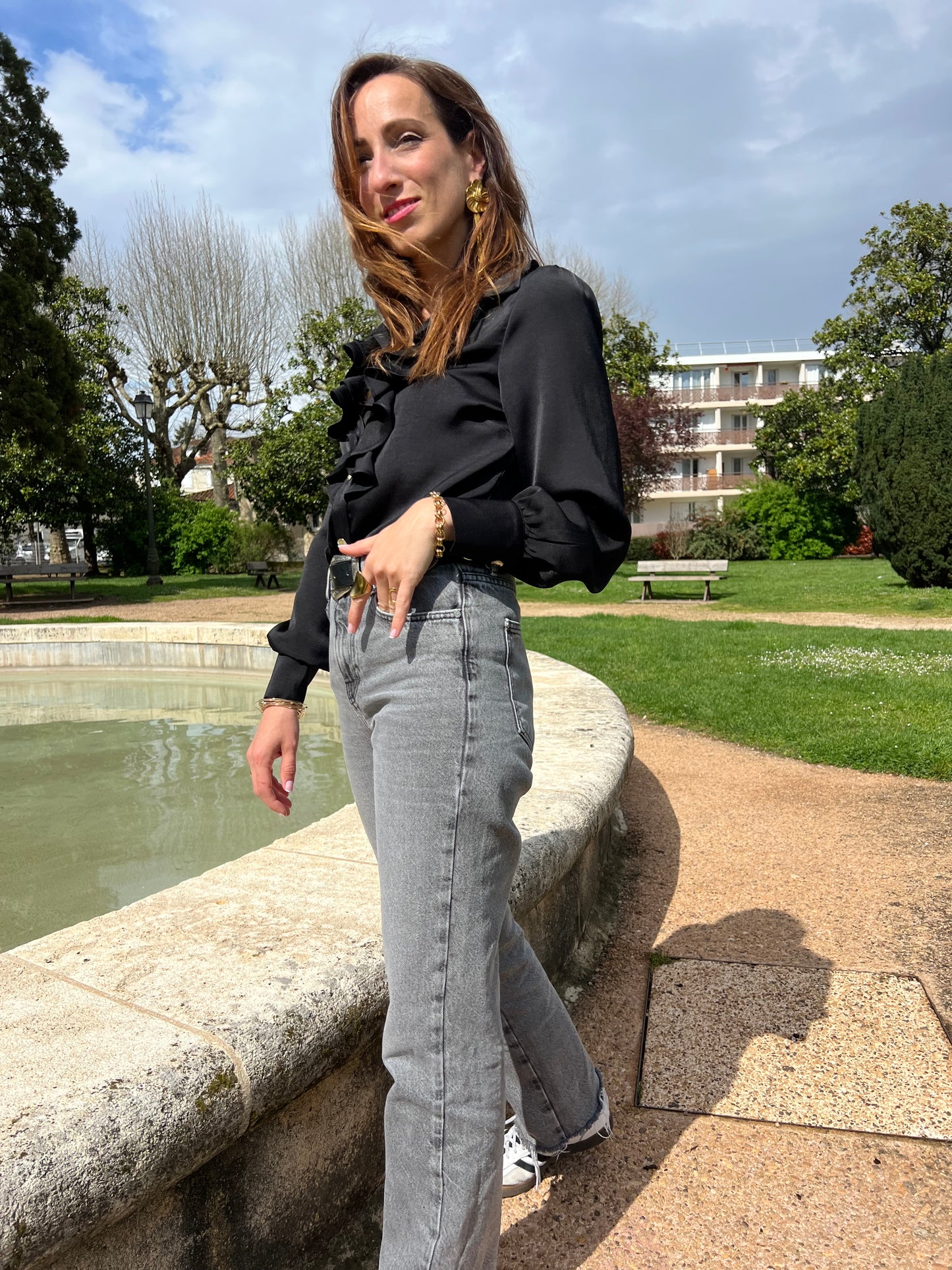 Chemisier ALBERTINE noire