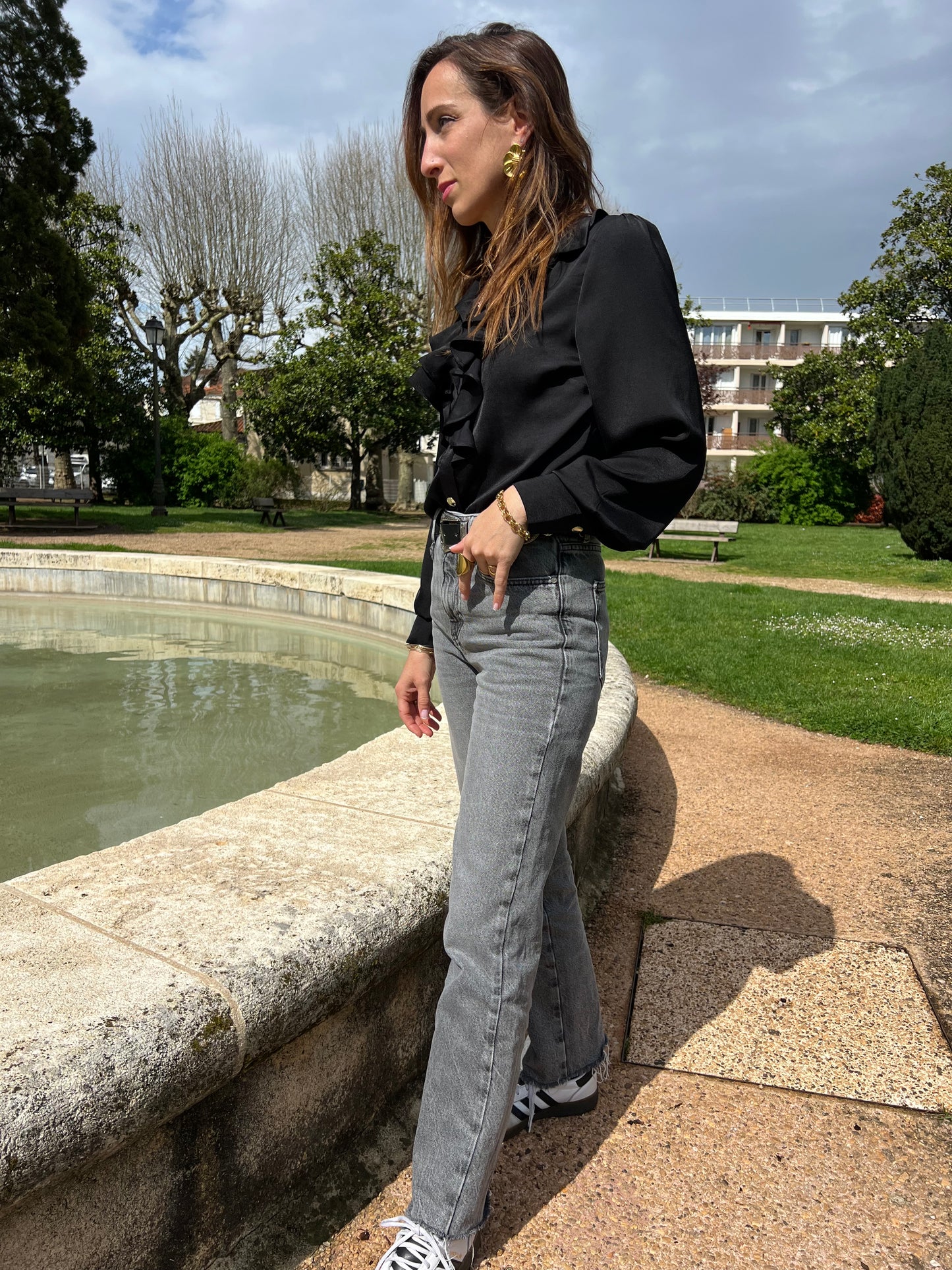 Chemisier ALBERTINE noire