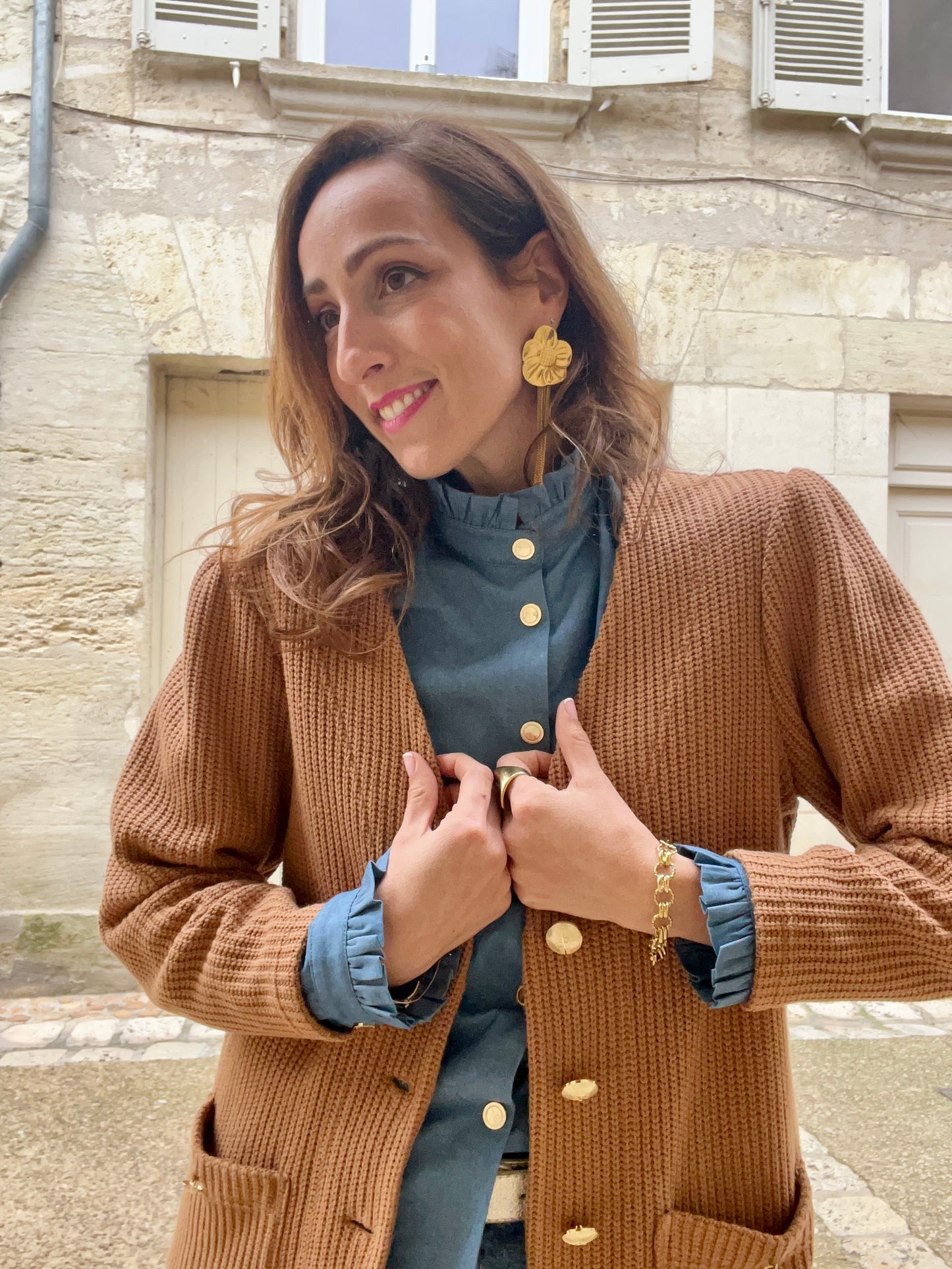Gilet LEON Camel