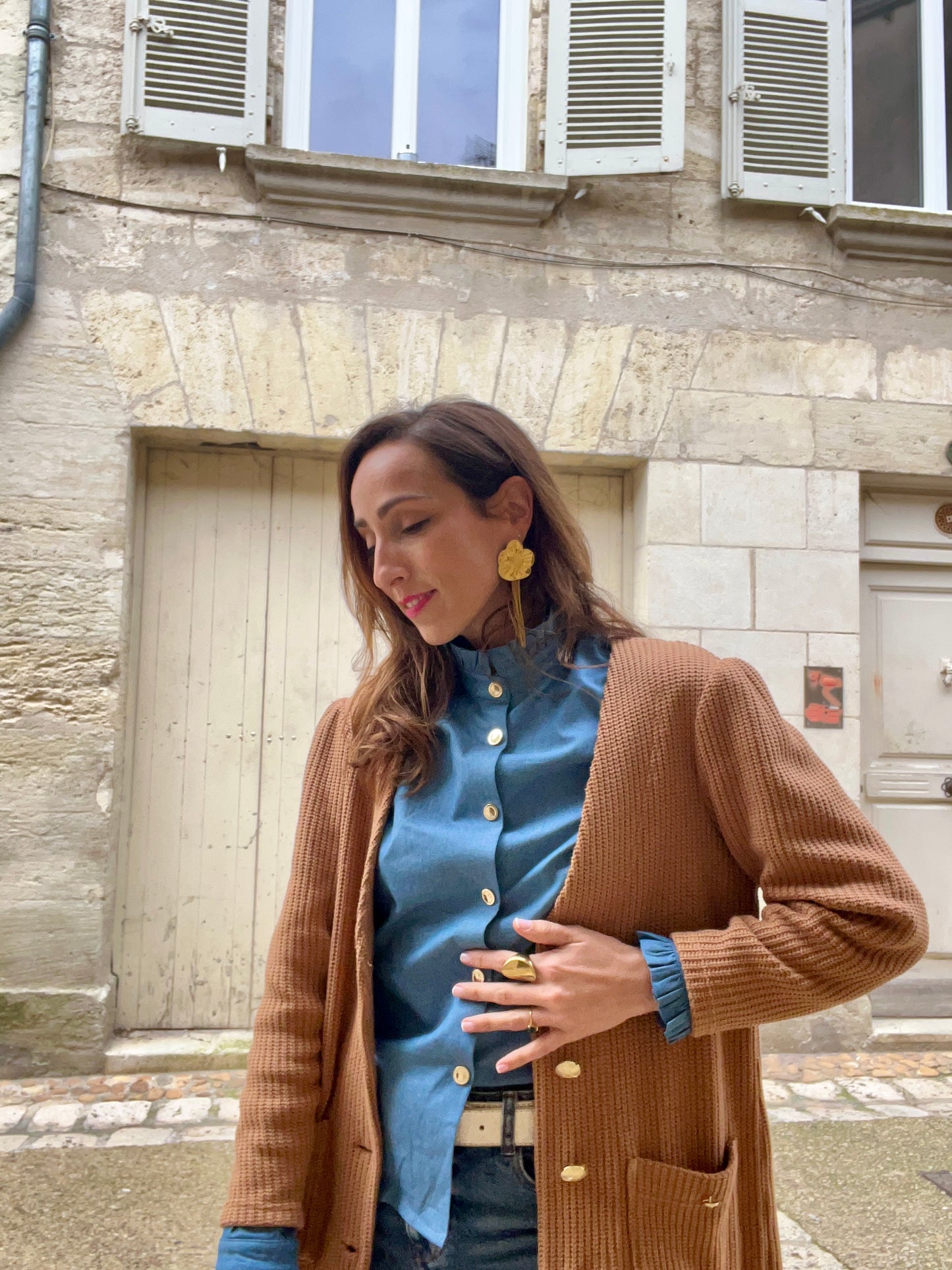 Gilet LEON Camel