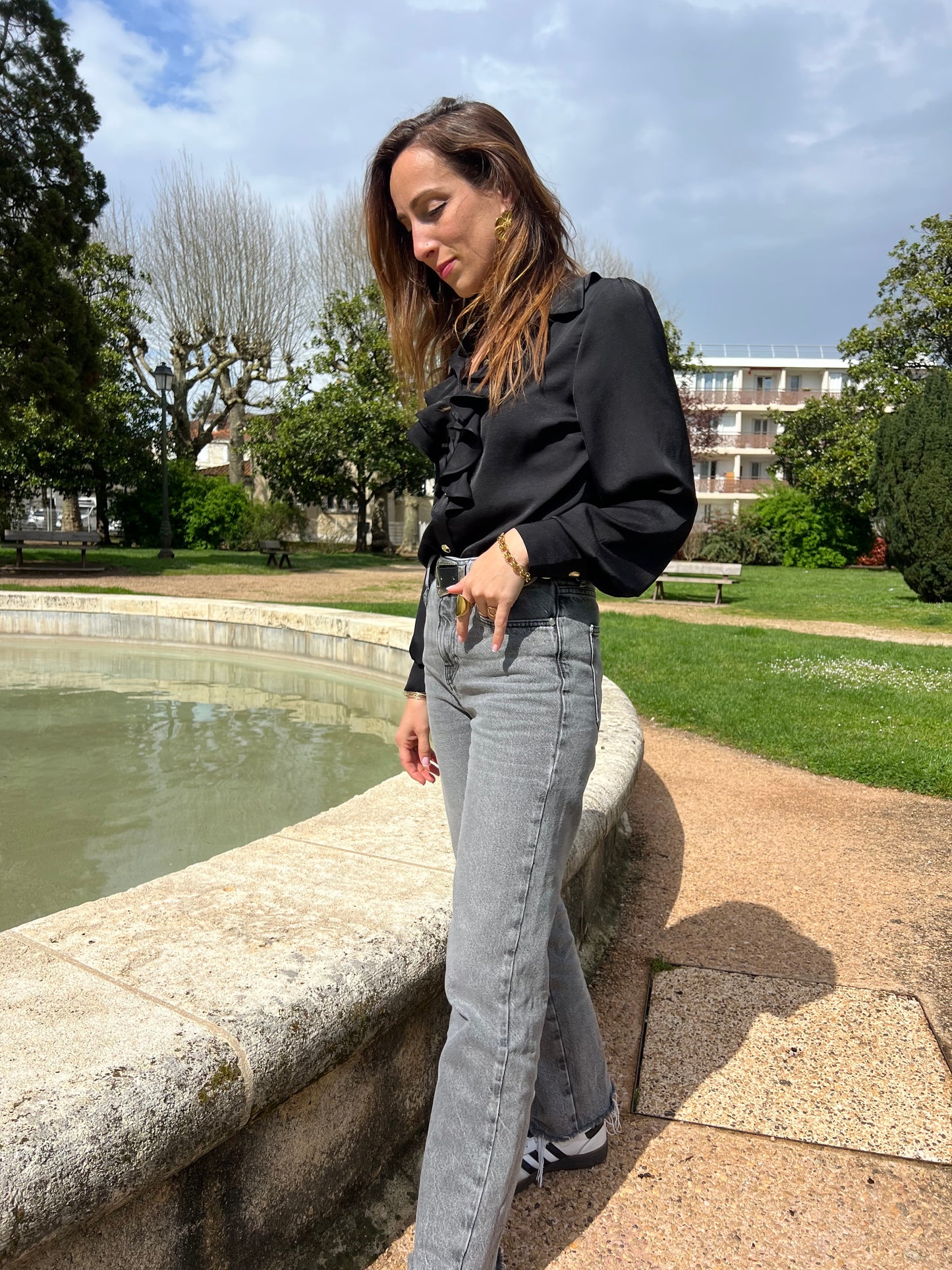 Chemisier ALBERTINE noire