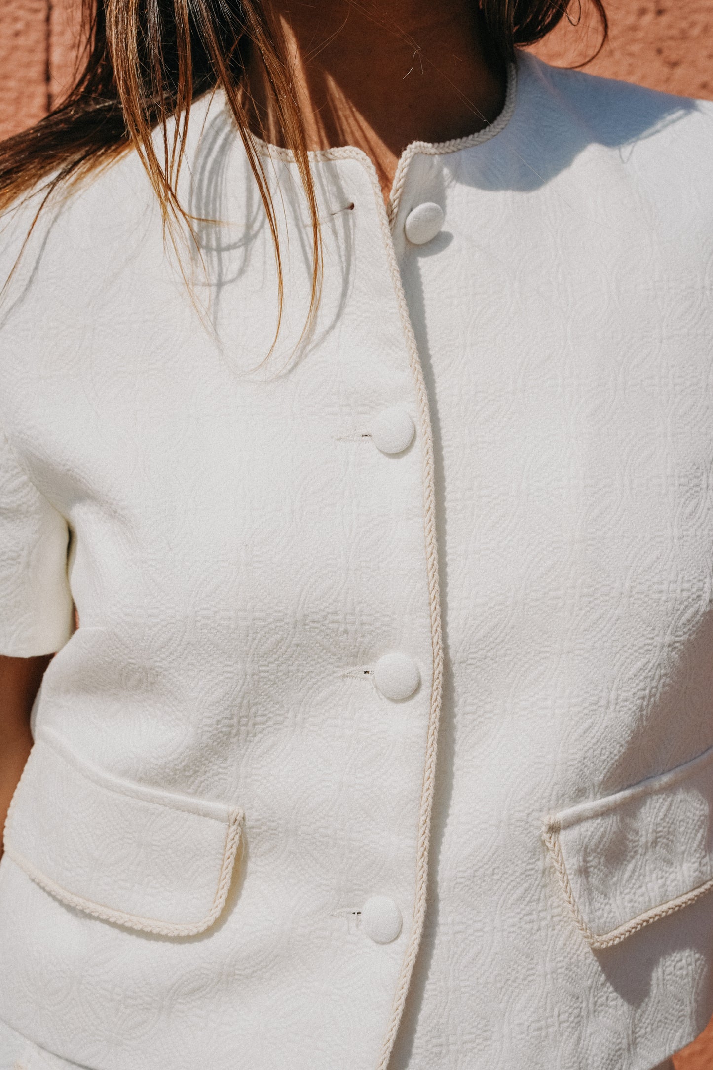 Veste jacquard BERGAMOTE