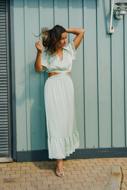 Robe ANTHEMIS vert pale