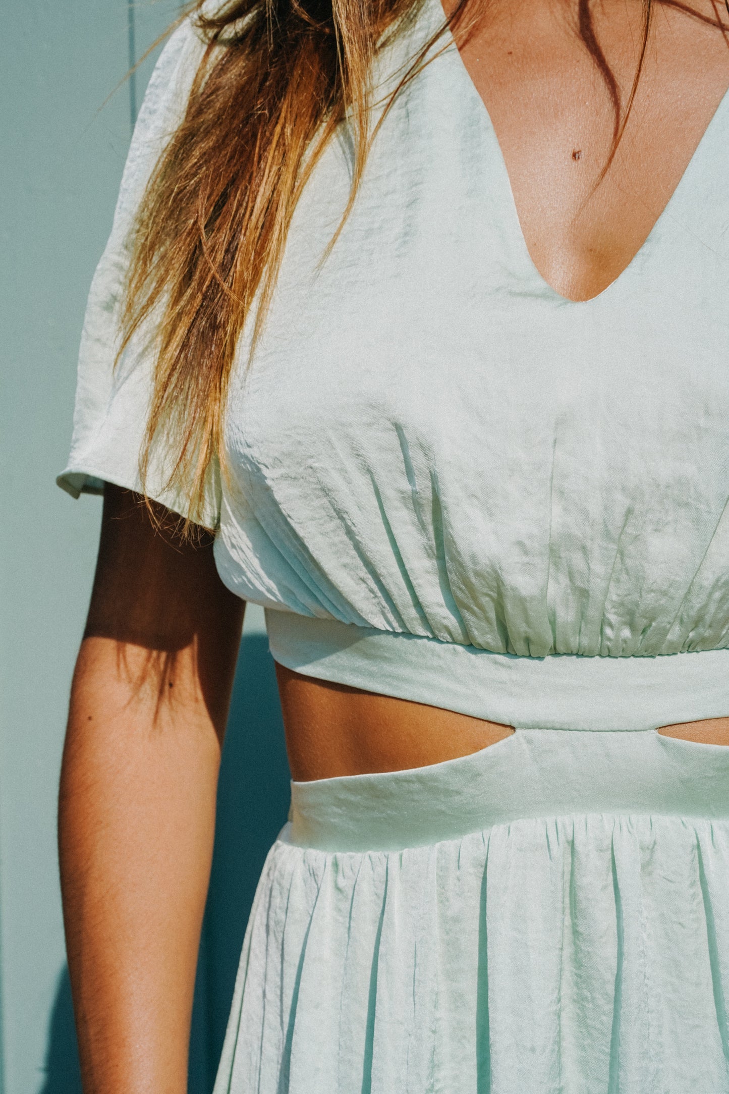 Robe ANTHEMIS vert pale
