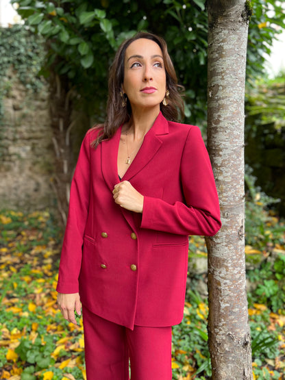 Blazer rouge Bordeaux AMPHITHÉÂTRE