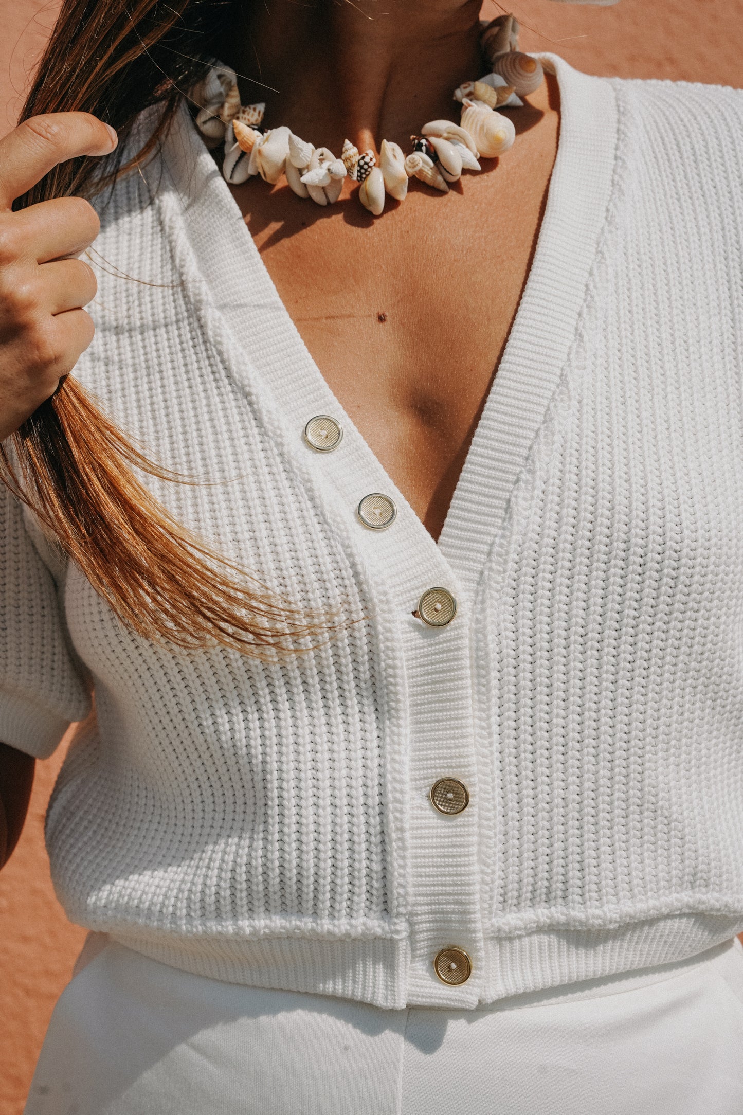 Gilet blanc ANÉMONE