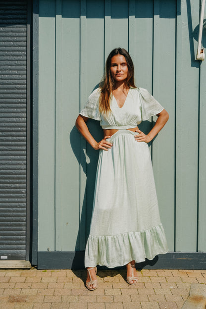 Robe ANTHEMIS vert pale