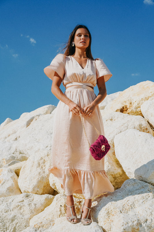Robe ANTHEMIS rose pâle