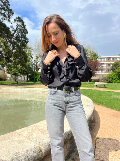 Chemisier ALBERTINE noire