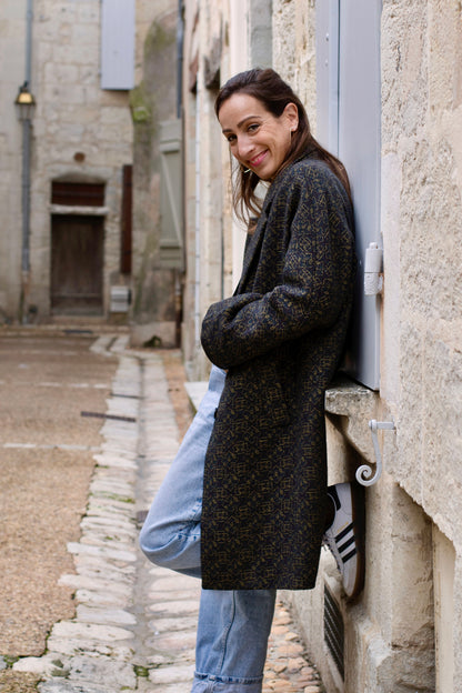 Manteau ALBA jacquard