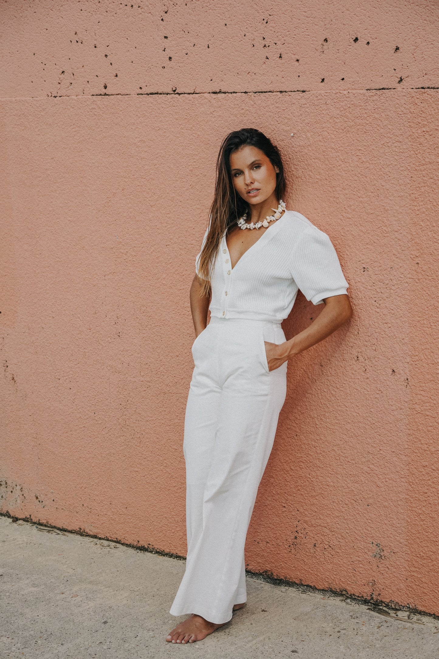 Gilet blanc ANÉMONE