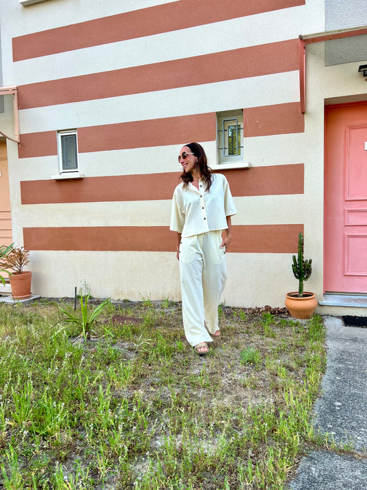Pantalon OLIVIA à rayures