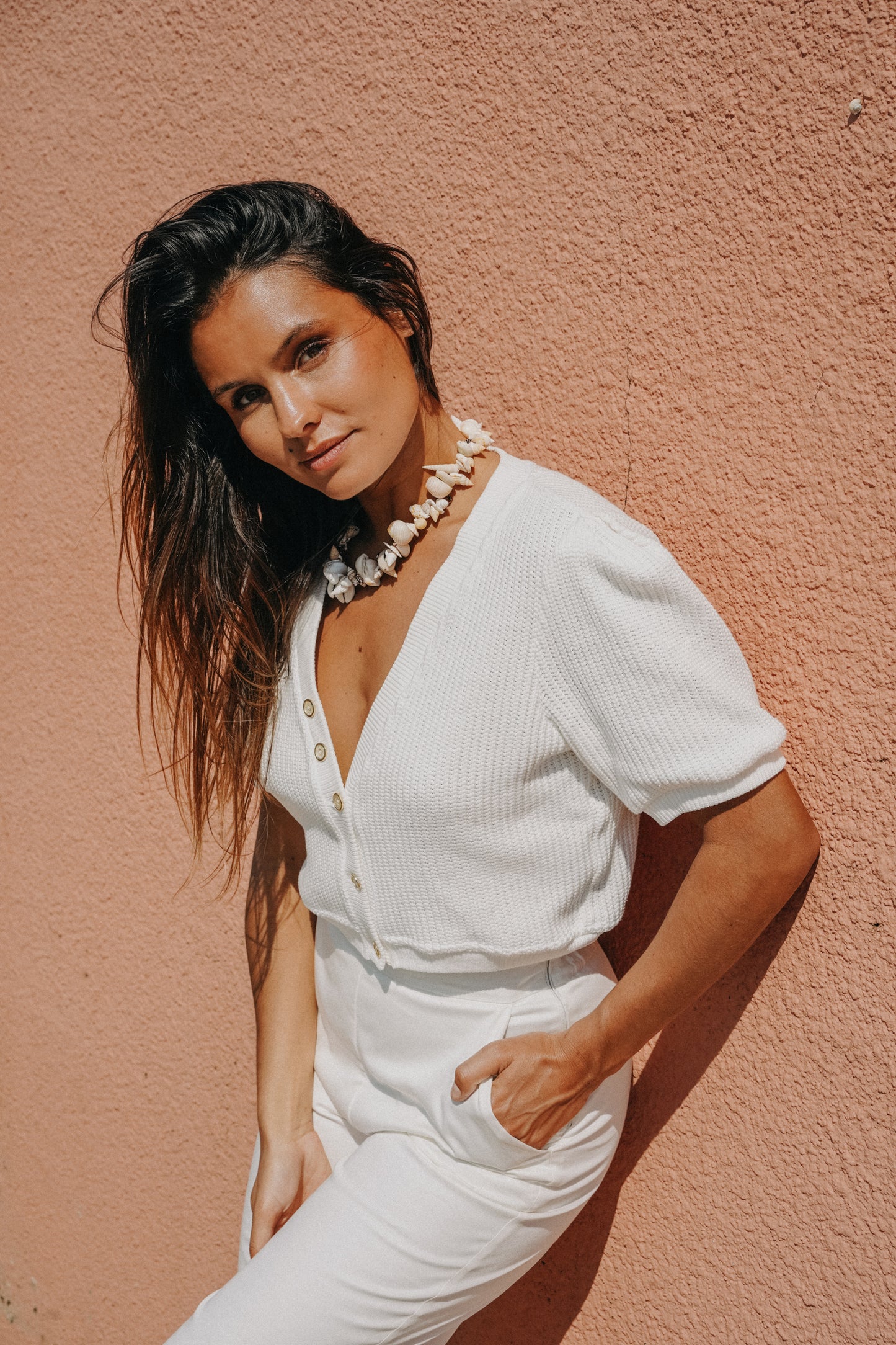 Gilet blanc ANÉMONE