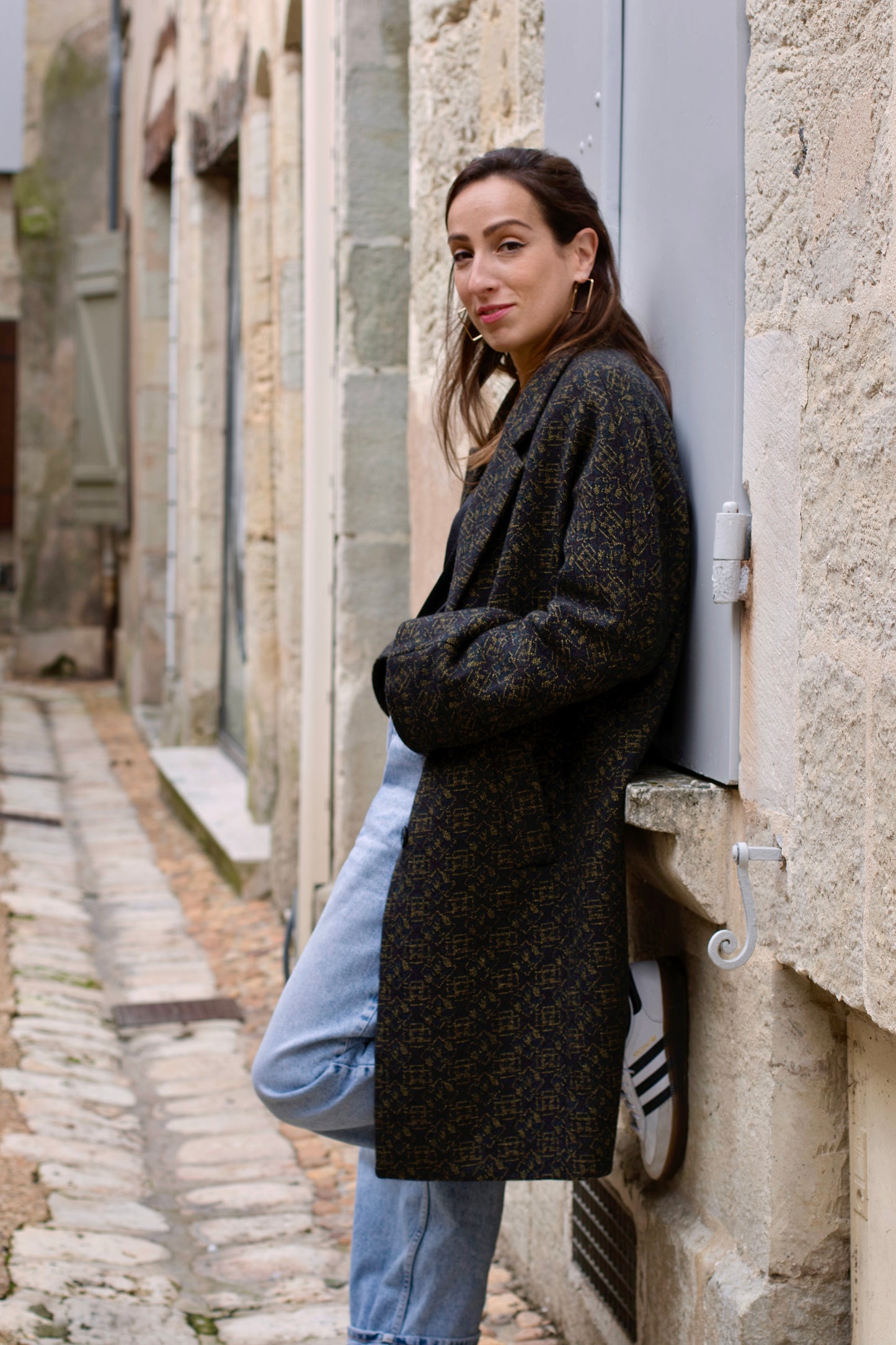 Manteau ALBA jacquard