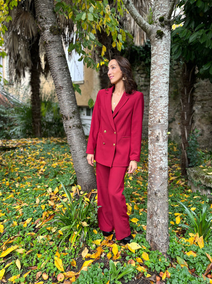 Blazer rouge Bordeaux AMPHITHÉÂTRE