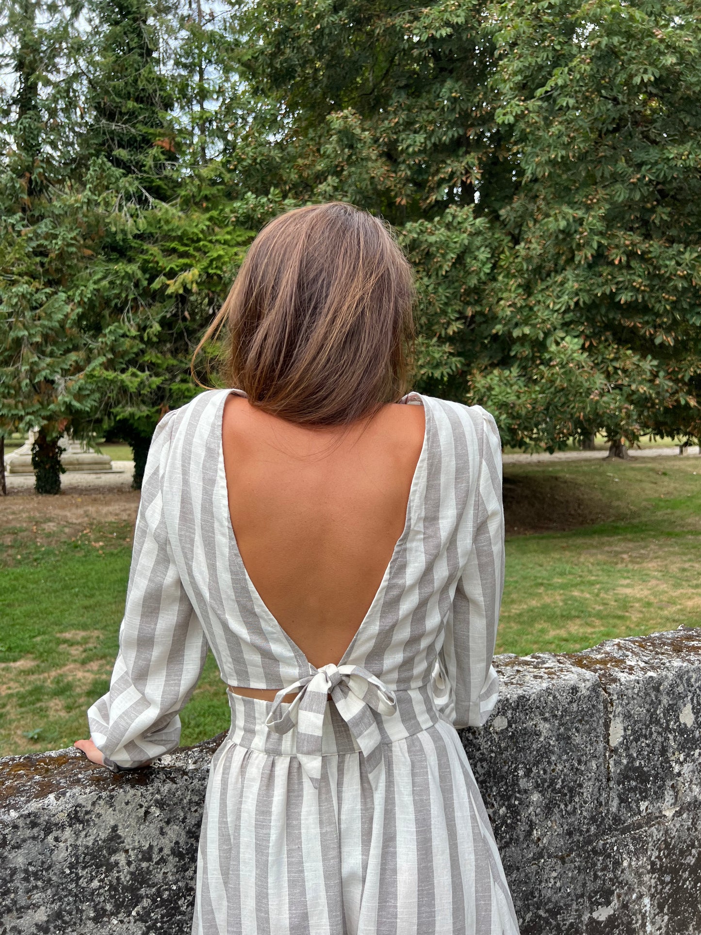 Blouse manches longues à rayures SARLAT