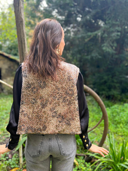 Gilet à paillettes