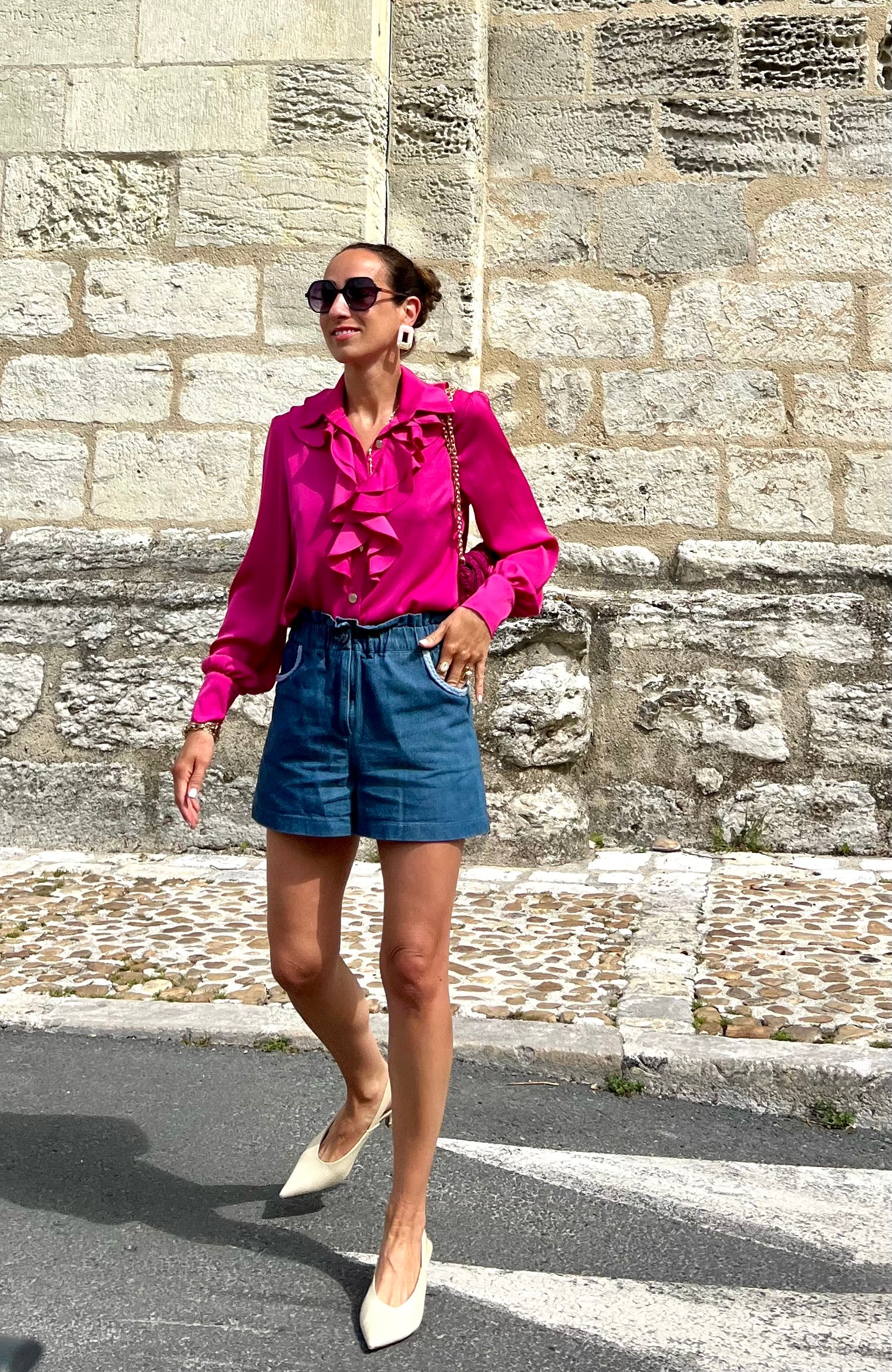 chemise-rose