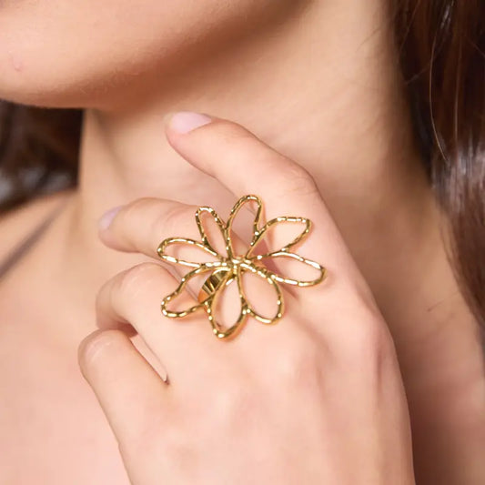 Bague fleurs